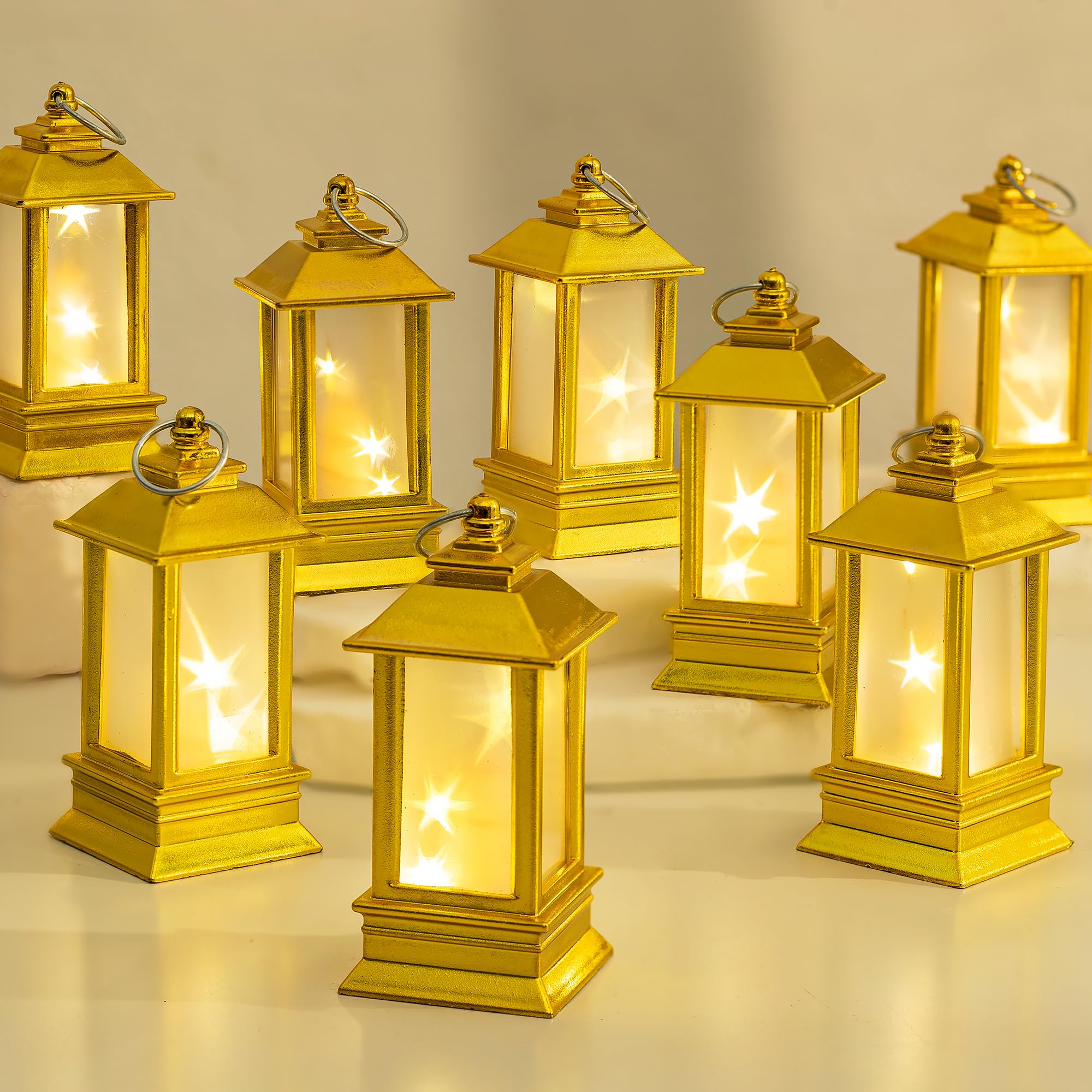Amazon.com: Staymoment 24 Pack Gold Mini Lanterns Decorative